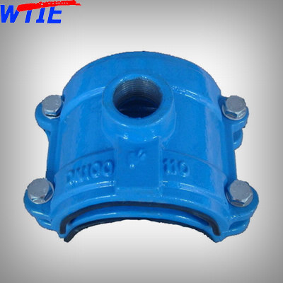 Saddle clamp for PVC pipe